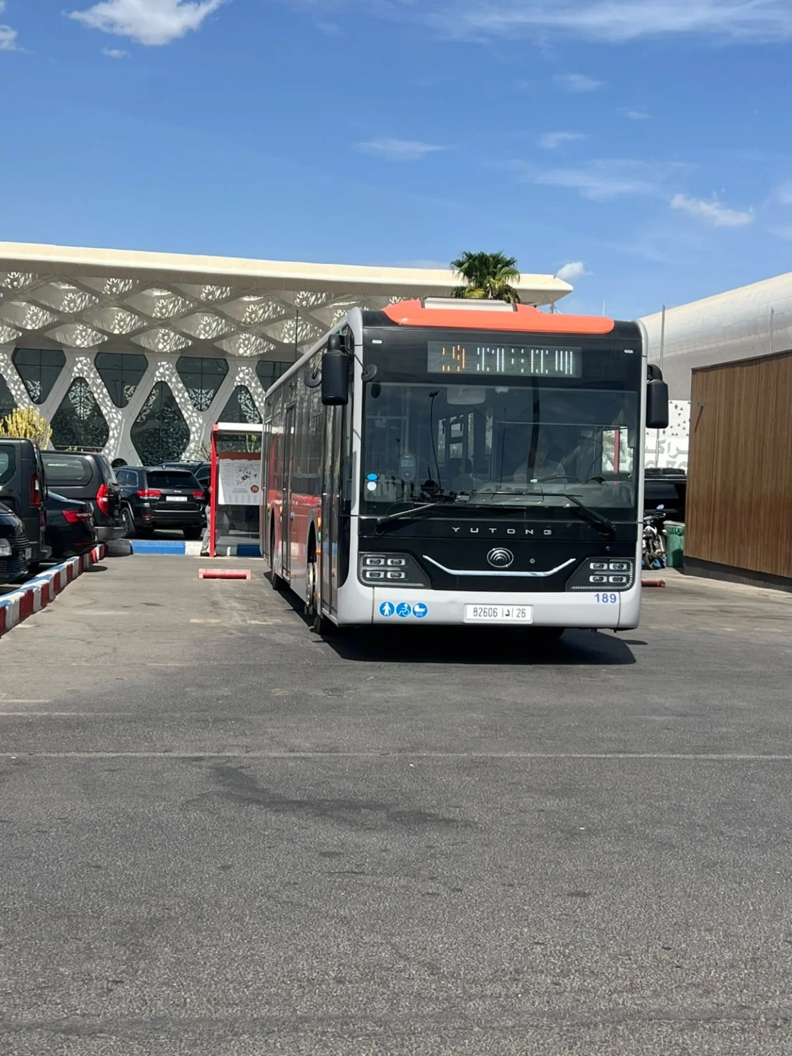Bus 19 at Marrakech Menara Airport